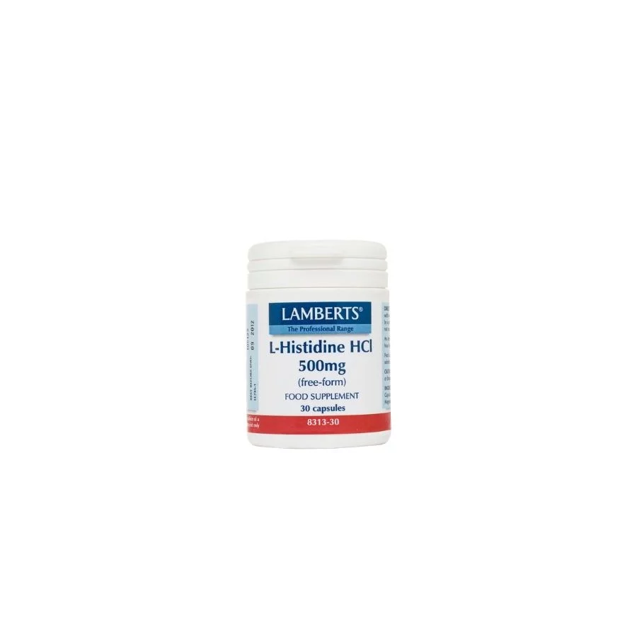 Lamberts L-Histidine HCI 500mg (30 Caps)
