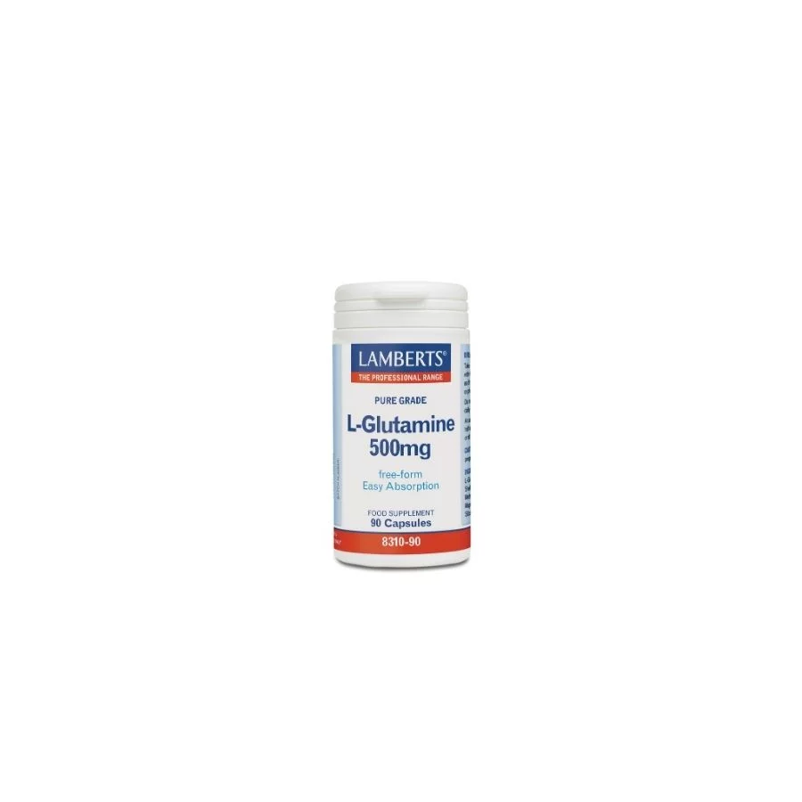 Lamberts L-Glutamine 500mg (90 Caps)