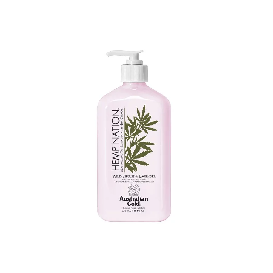 Australian Gold Hemp Nation WIld Berries &amp; Lavender Tan Extender 535ml