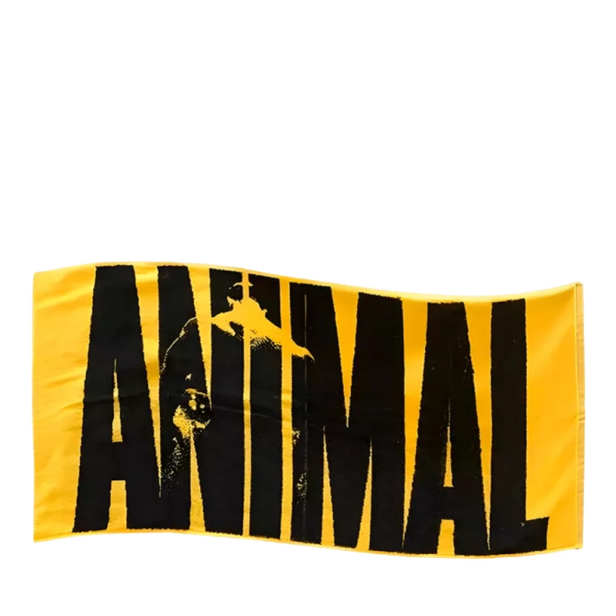 Universal Animal Gym Towel - Be Animal (50x100cm) Yellow