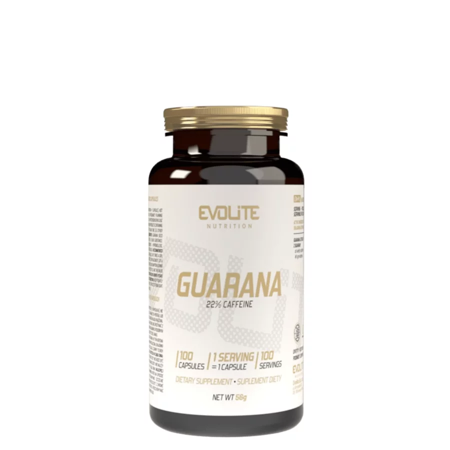Evolite Guarana 22% Caffeine 455 mg (100 vcaps)