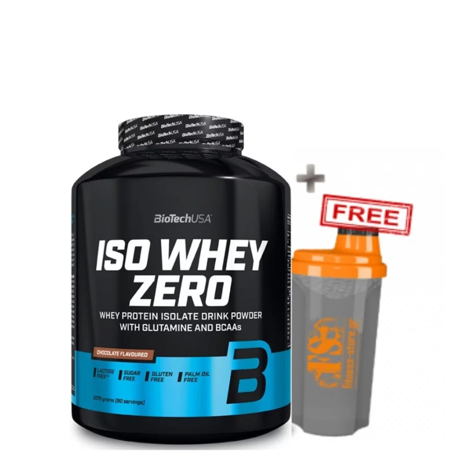 BioTechUsa Iso Whey Zero (1816gr) + ΔΩΡΟ SHAKER FS (700ml)