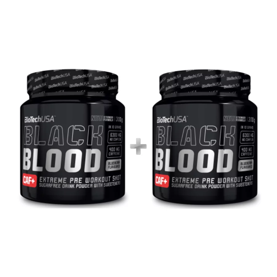 2x BiotechUSA Black Blood CAF+ (300 gr)