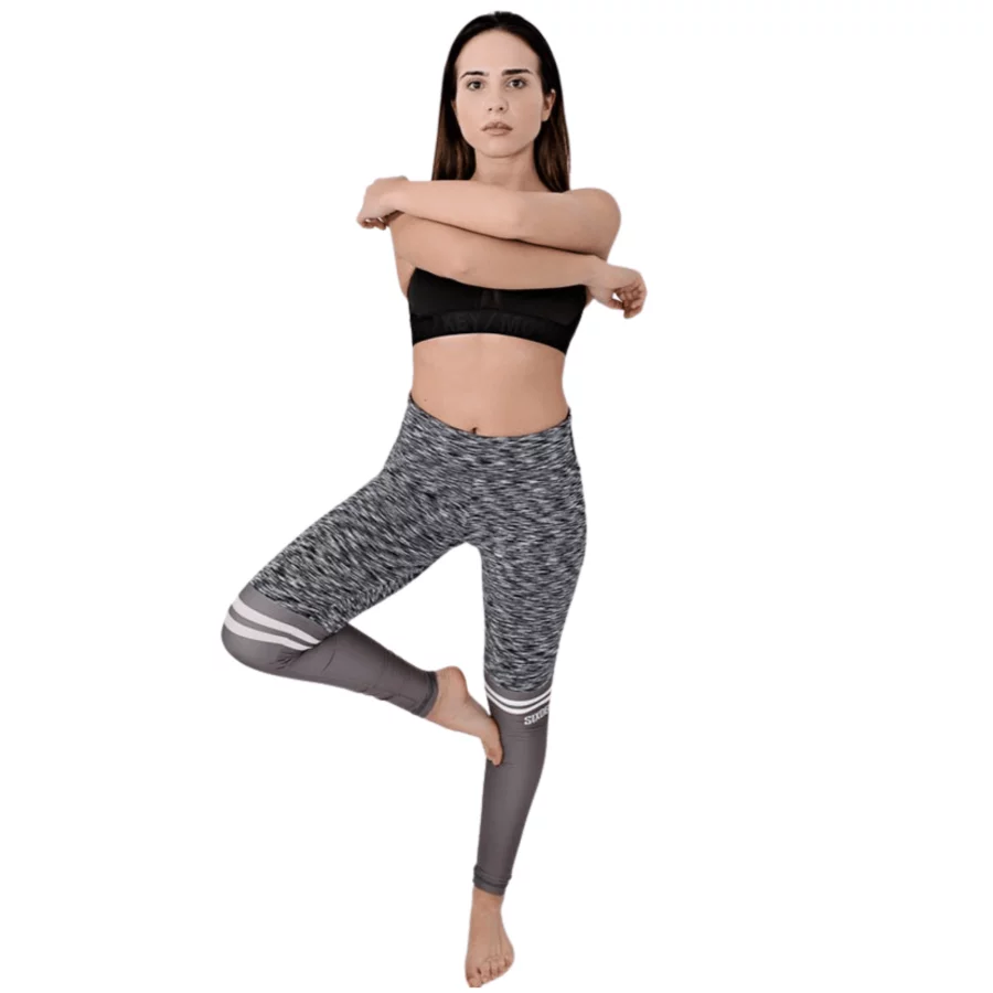 Six Deuce Knee Sox Rough Grey/White Fitness Leggings