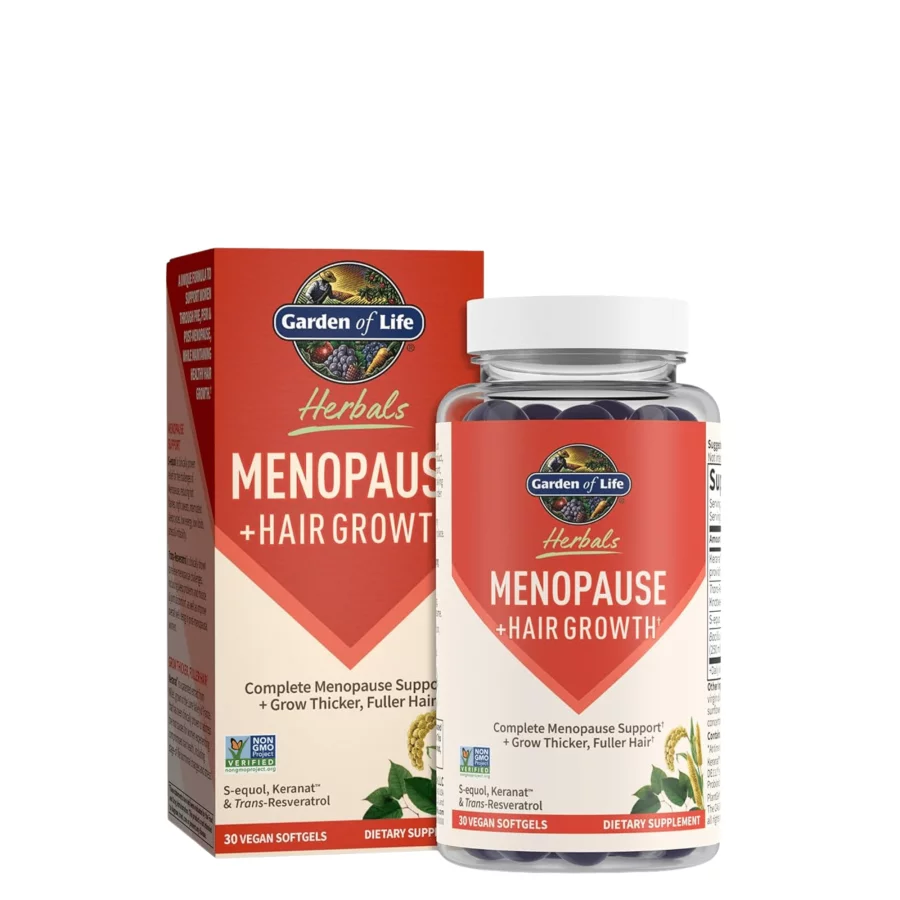 Garden Of Life Herbals Menopause + Hair Growth (30 veg softgels)
