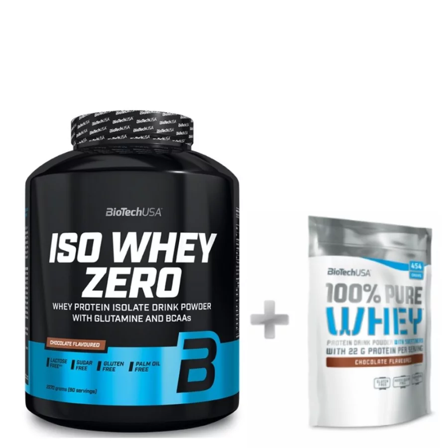 BioTechUsa Iso Whey Zero ( 1816 gr) + BioTechUSA Pure Whey (454 gr)