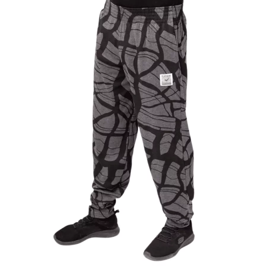 PLATINUM TRIBAL GREY JERSEY PANTS JP-105