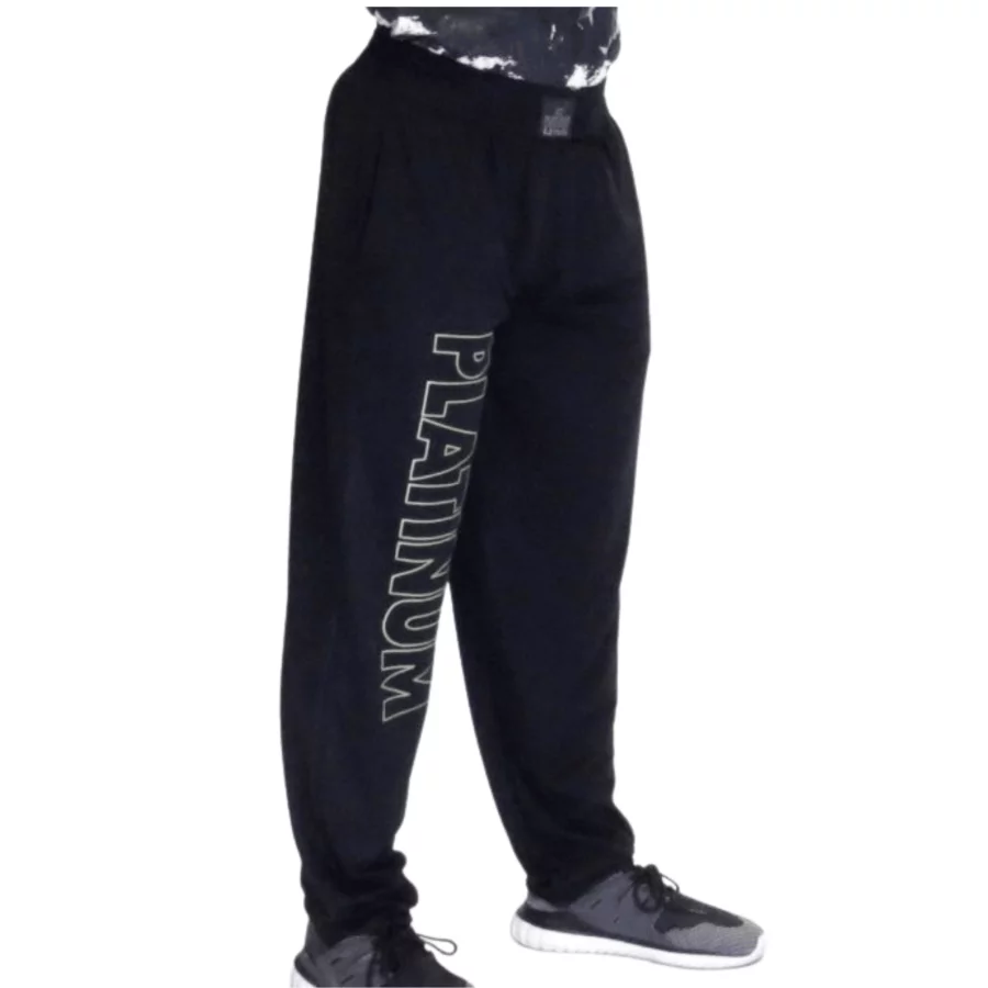 PLATINUM JERSEY PANTS GOLD LOGO JP-271