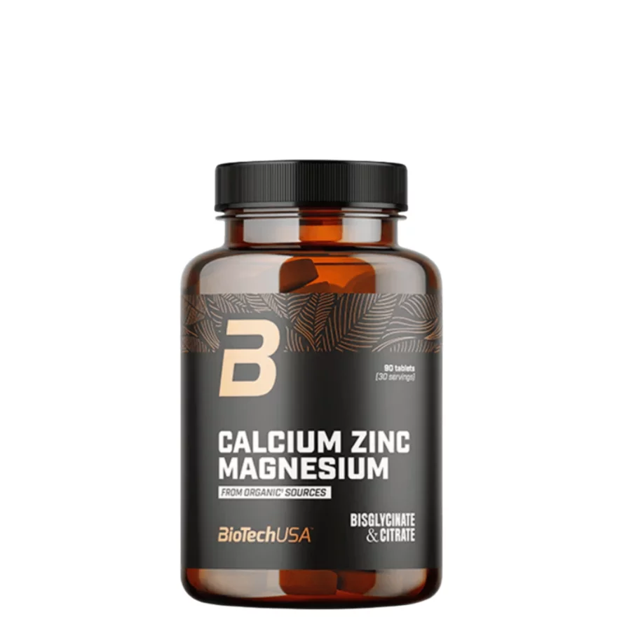 BioTechUsa Calcium Magnesium Zinc Organic (90 tabs)