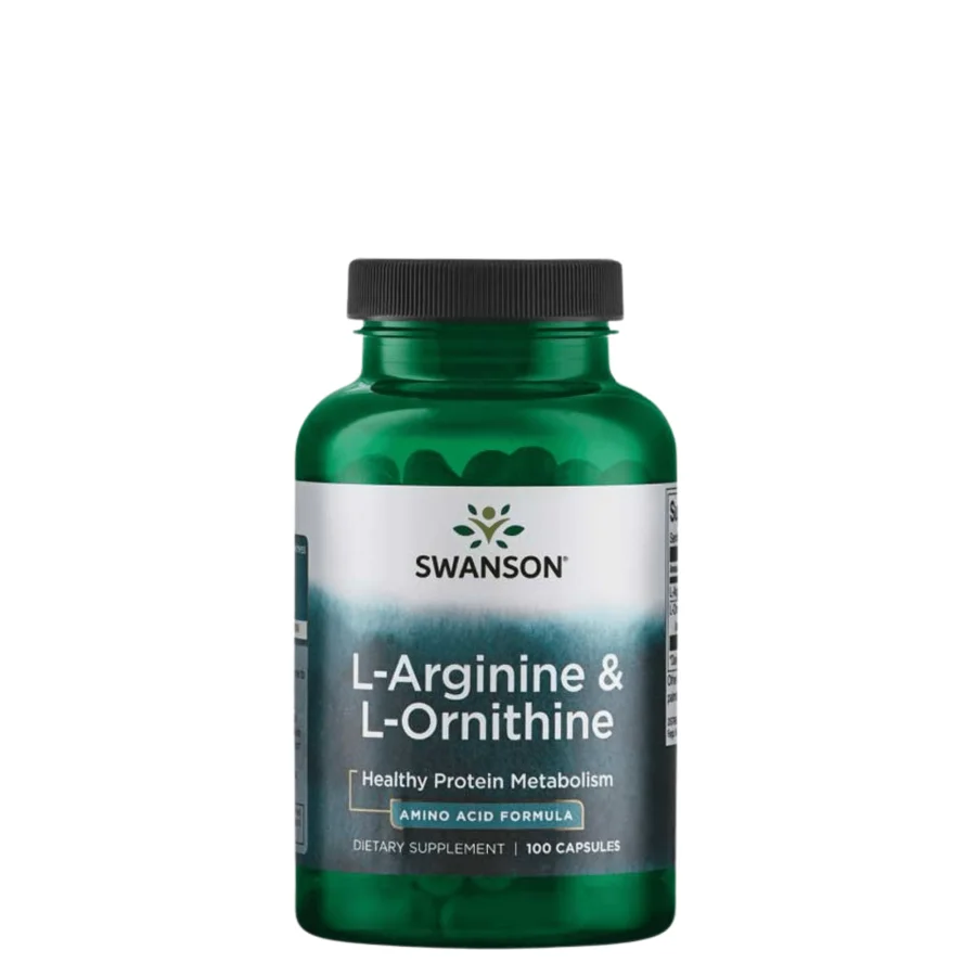 Swanson L-Arginine & L-Ornithine (100 caps)