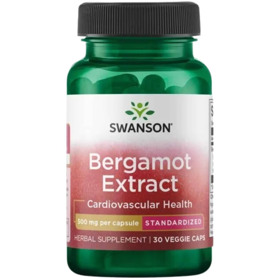 Swanson Bergamot Extract 500mg (30 vcaps)