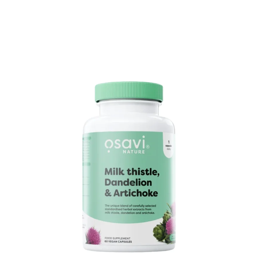Osavi Milk Thistle Dandelion & Artichoke (60 vcaps)