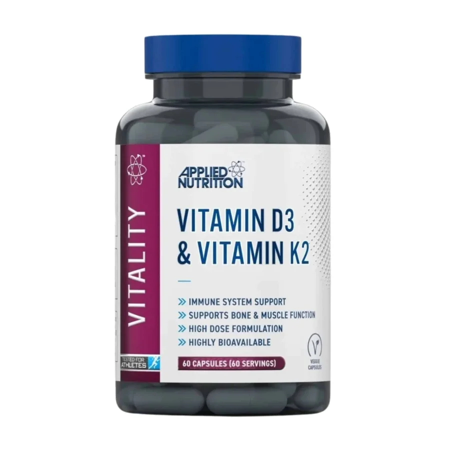 Applied Nutrition Vitamin D3 & K2 (60 vcaps)