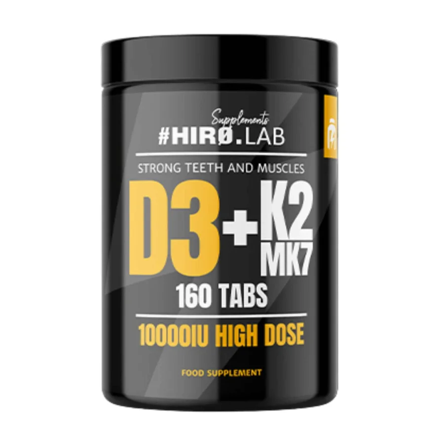 Hiro Lab D3 10.000 IU + K2 MK7 (160 tabs)