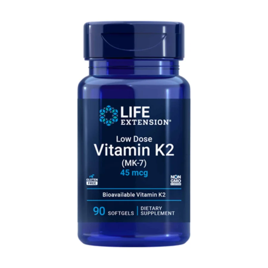 Life Extension Low Dose Vitamin K2 (MK-7) 45mcg (90 softgels)