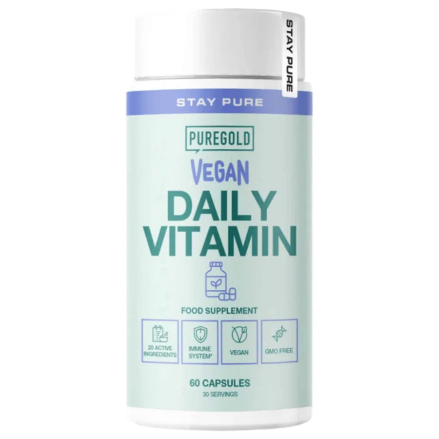 Pure Gold Protein Vegan Daily Vitamin (60 caps)