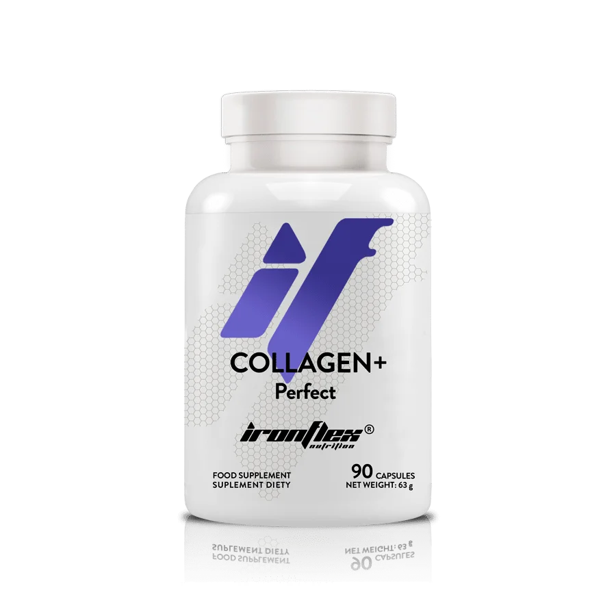 kolagen-witamina-c-kwas-hialuronowy-glukozamina-ironflex-collagen-perfect-90-kapsulek