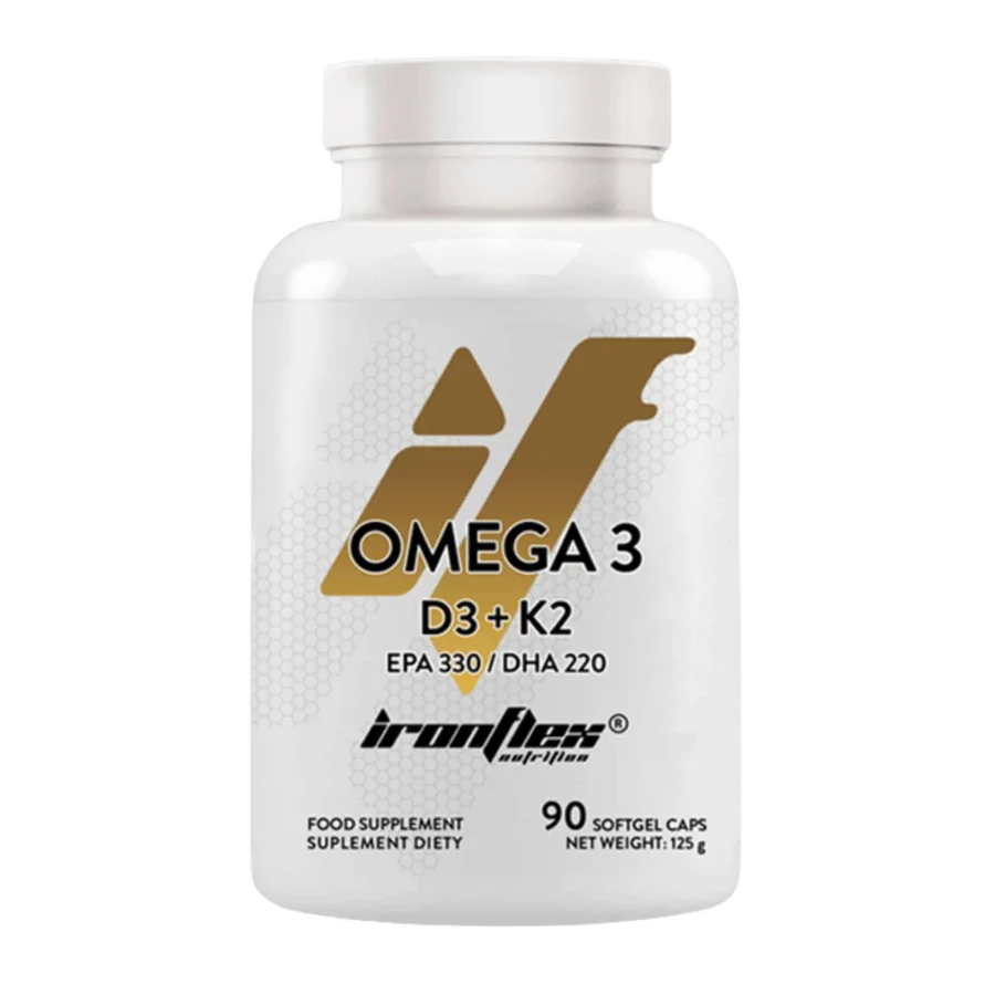 IronFlex Omega 3 D3 + K2 (90 caps)