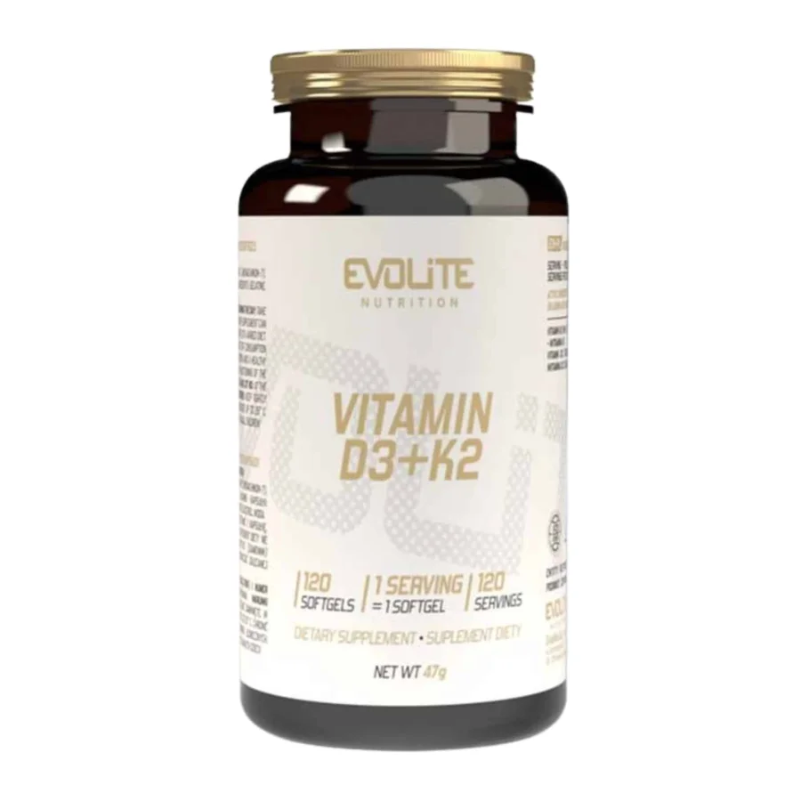 Evolite D3 and K2 (120 softgels)