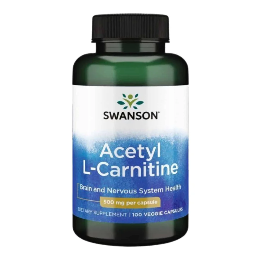 Swanson Acetyl L-Carnitine 500mg (100 vcaps)