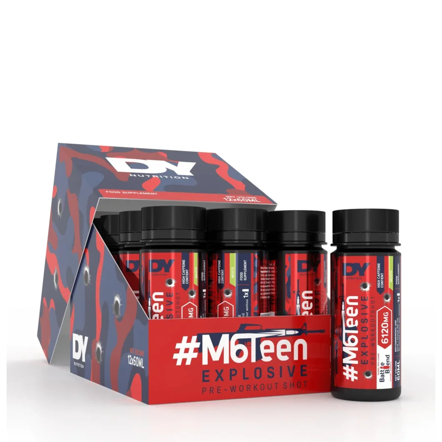 Dorian Yates Nutrition Pre-Workout M6Teen Liquid (12x60ml)