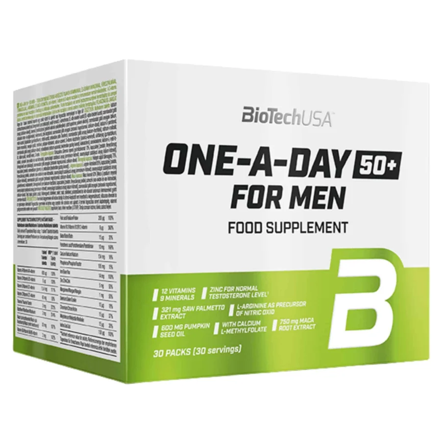 BioTechUsa One-A-Day For Men 50+ (30 packs)