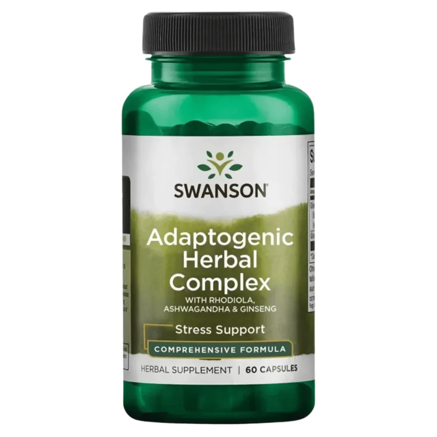Swanson Adaptogenic Herbal Complex (60 Caps)