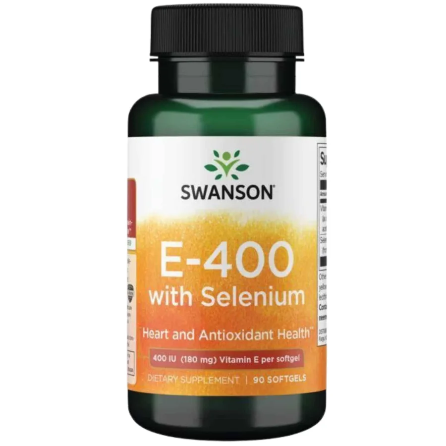Swanson Vitamin E with Selenium 400IU (90 softgels)