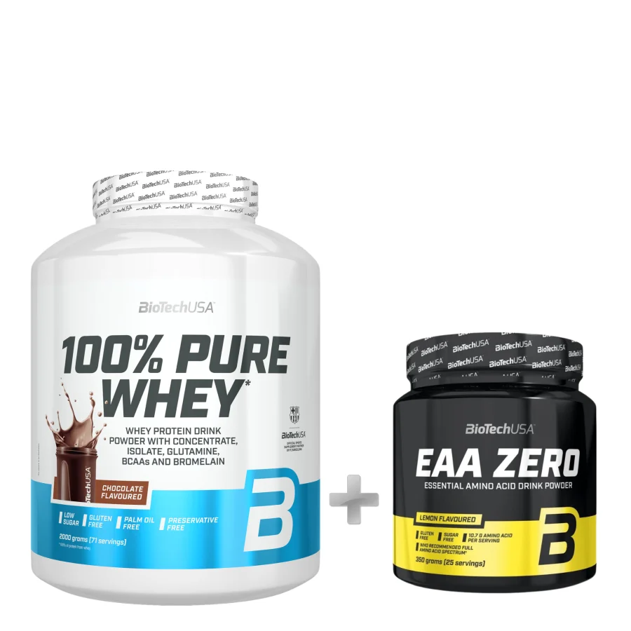 BiotechUSA 100% Pure Whey (2000 gr) + Biotech USA EAA Zero (350 gr)