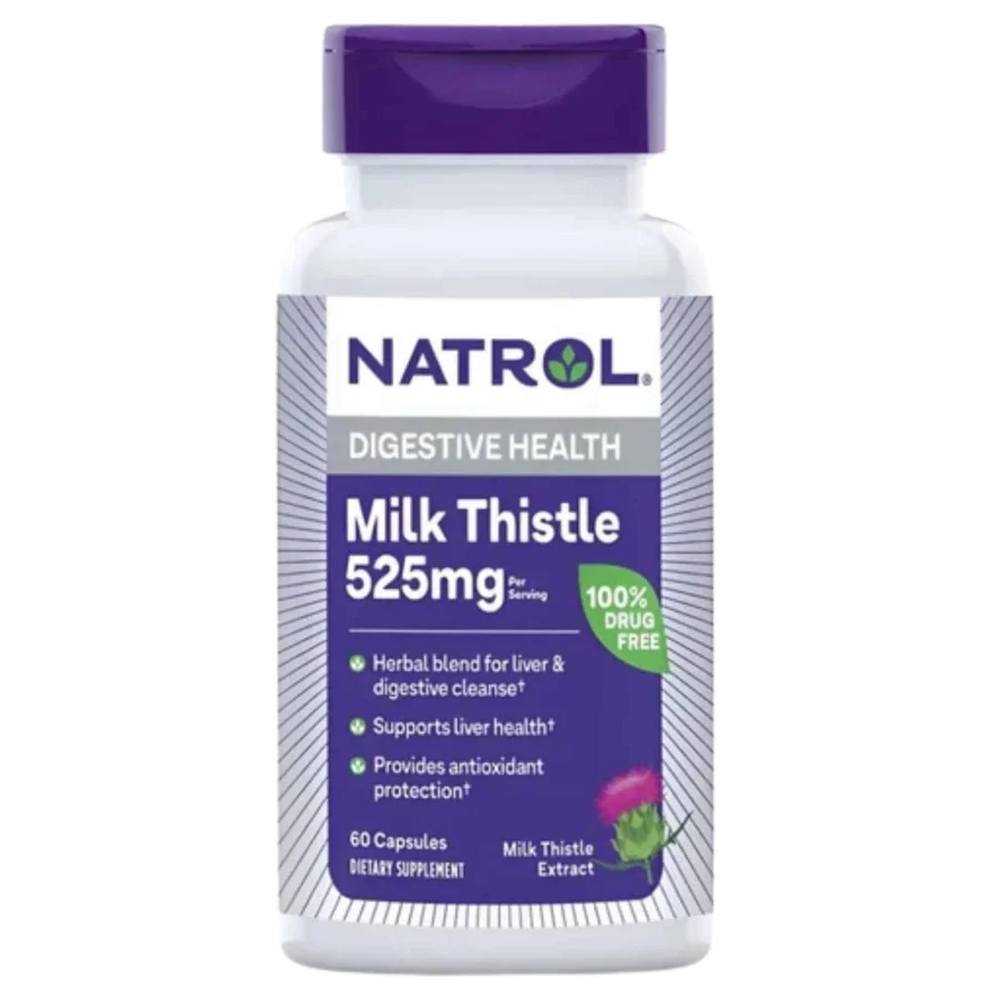 Natrol Milk Thistle 525mg (60 Caps)