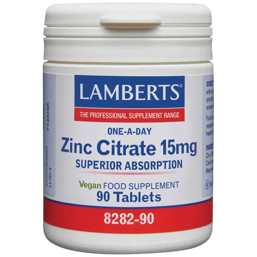 Lamberts Zinc 15mg (90 Tabs)