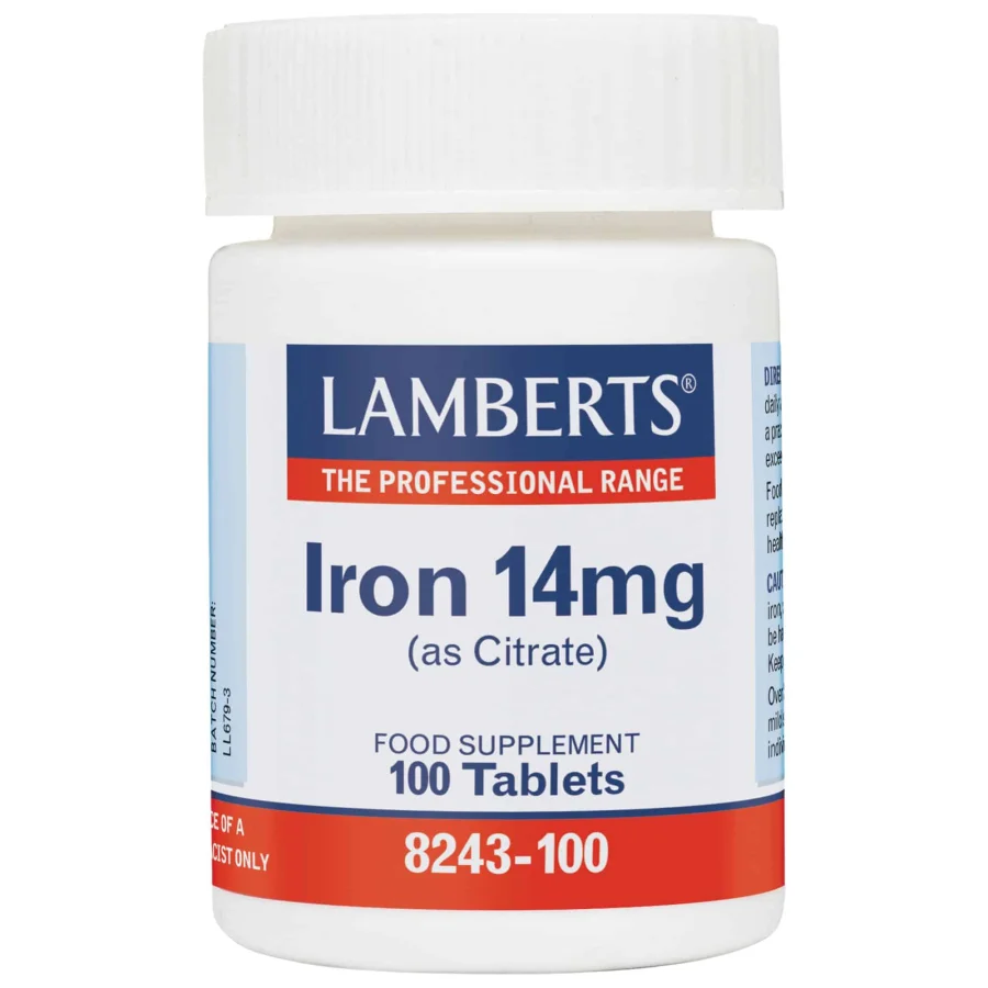 Lamberts Iron 14mg (100 Tabs)