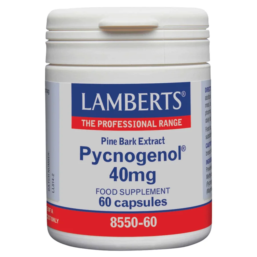 Lamberts Pycnogenol 40mg (60 Caps)