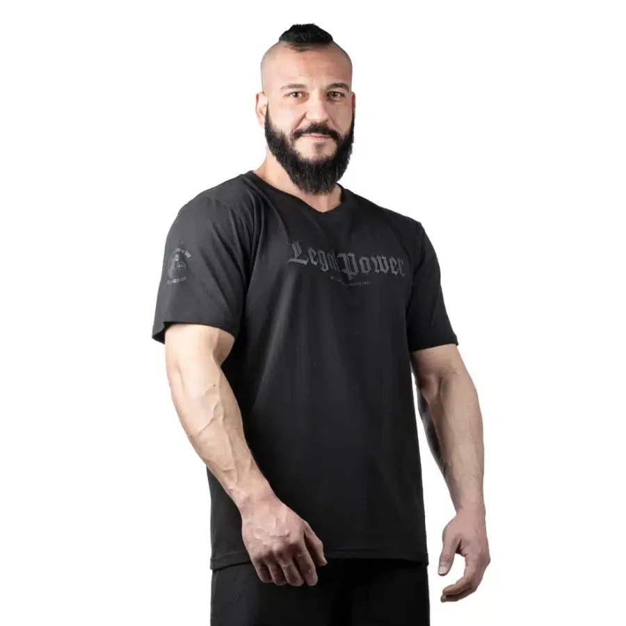 Legal Power Gothic Single Jersey T-Shirt Black 2310-869