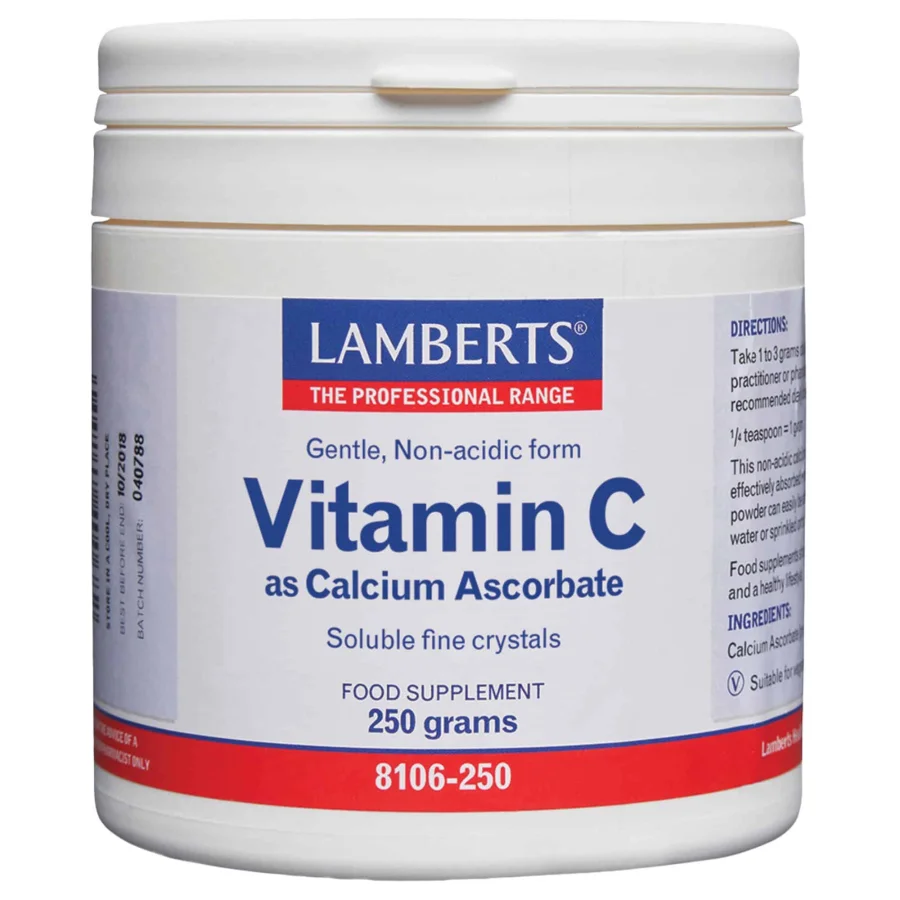 Lamberts Vitamin C As Calcium Ascorbate (250 gr)