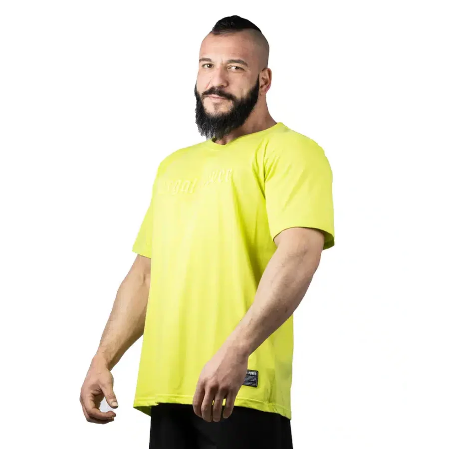 Legal Power Gothic Single Jersey T-Shirt Yellow 2310-869