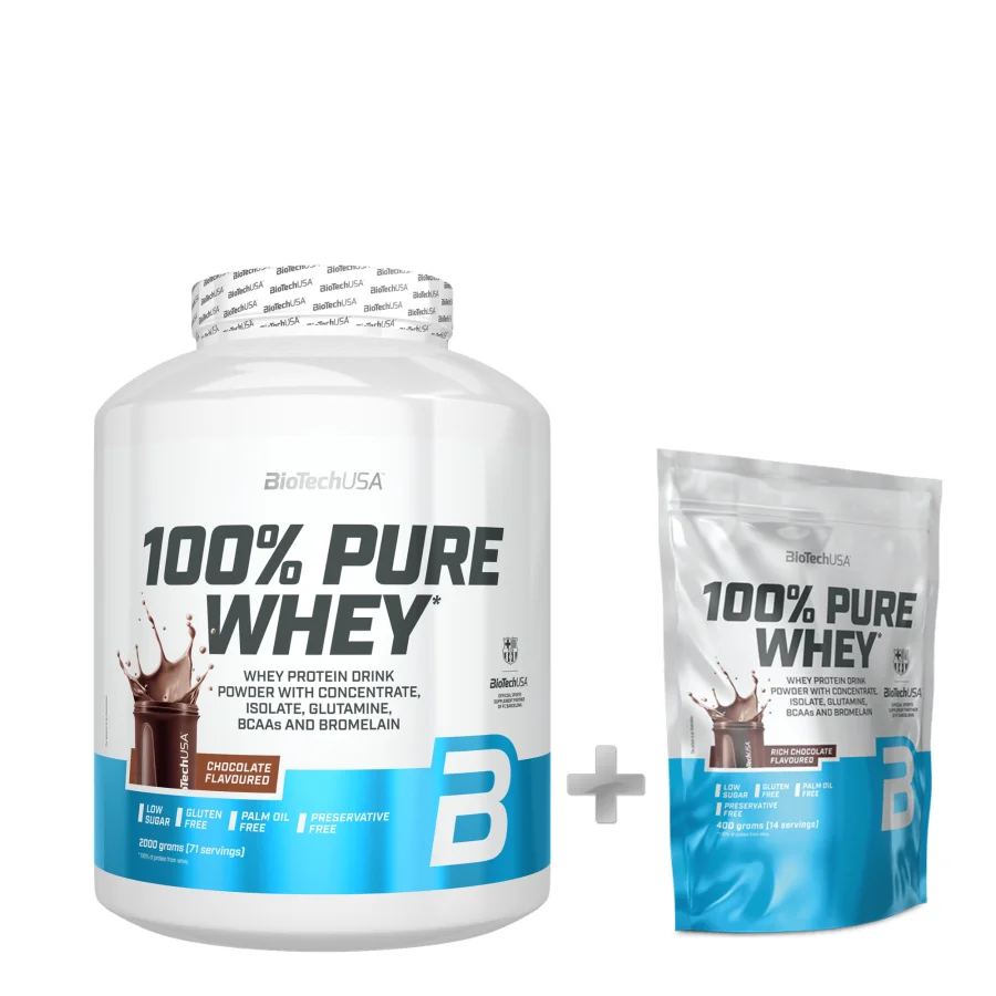 BioTechUSA  100% Pure Whey (2000 gr ) + BiotechUSA Pure Whey (400gr)