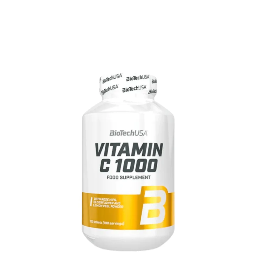 BiotechUsa Vitamin C 1000 Rose Hips  (100 Tabs)