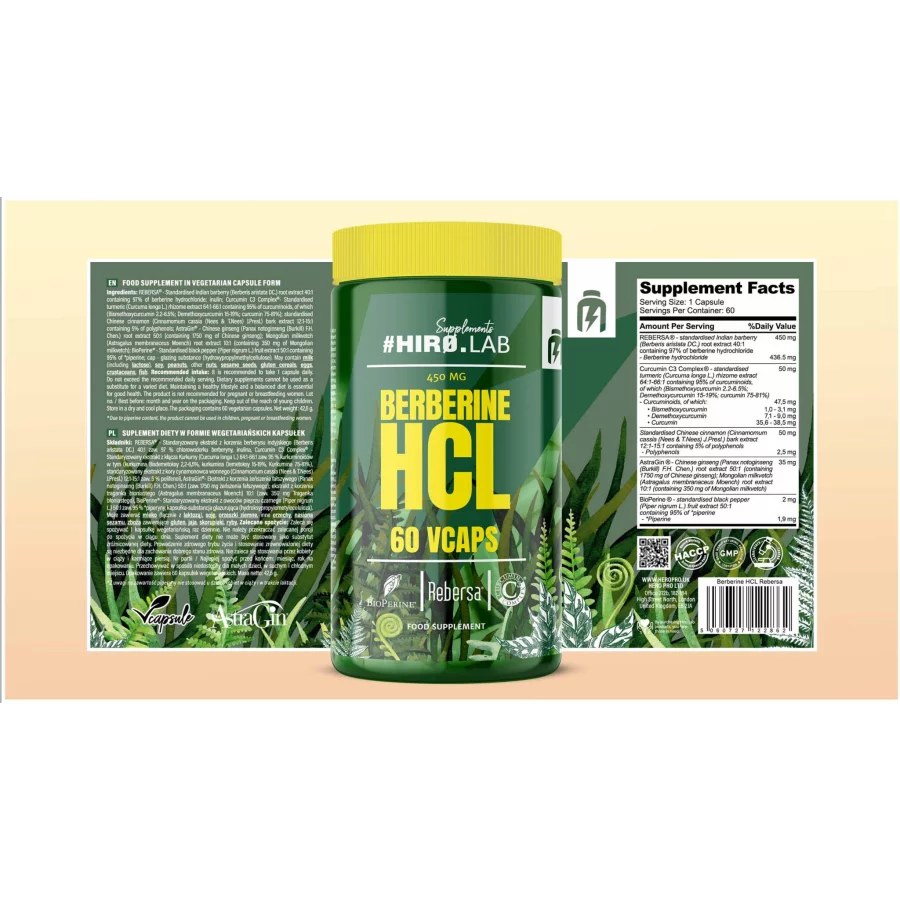 Berberyna-Berberine-HCl-450mg-60-kaps-ekstrakt-kurkuma-Suplement-diety-Hiro-Waga-netto-42-9-g
