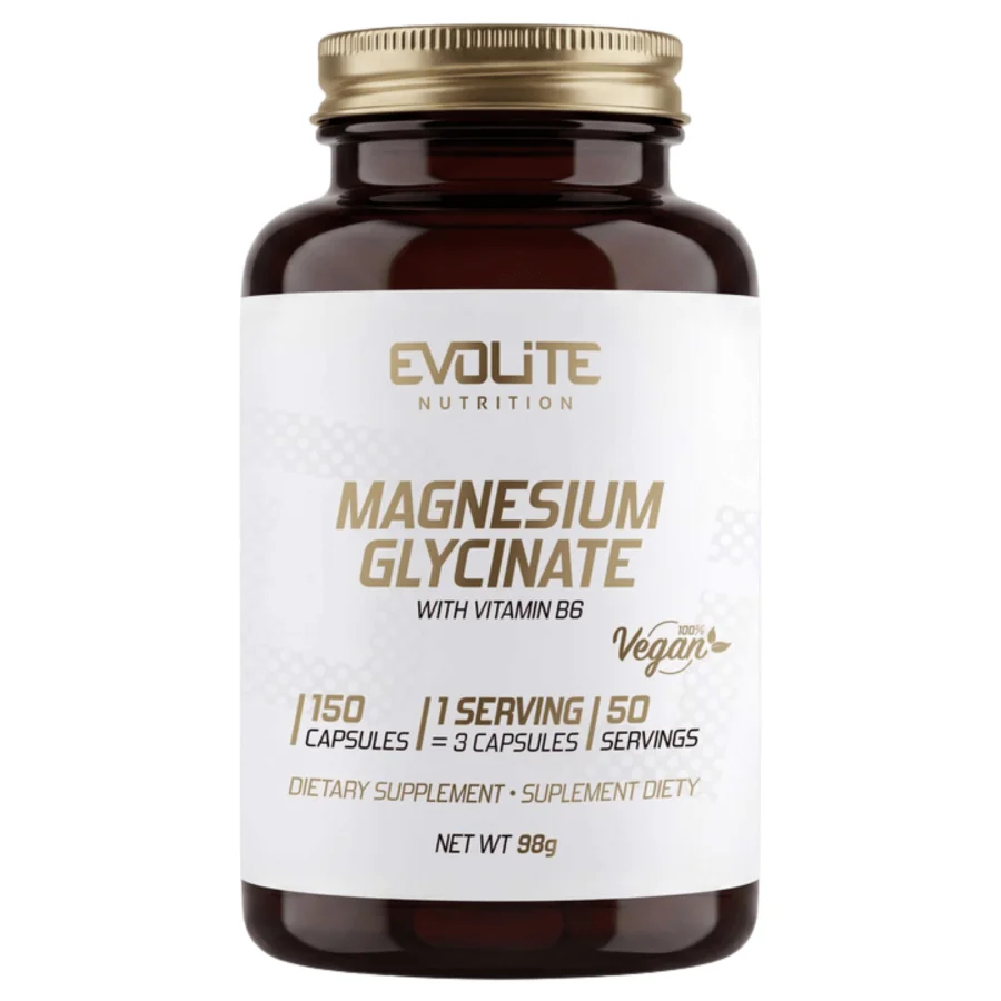 Evolite Nutrition Magnesium Glycinate + B6 (150 vcaps)