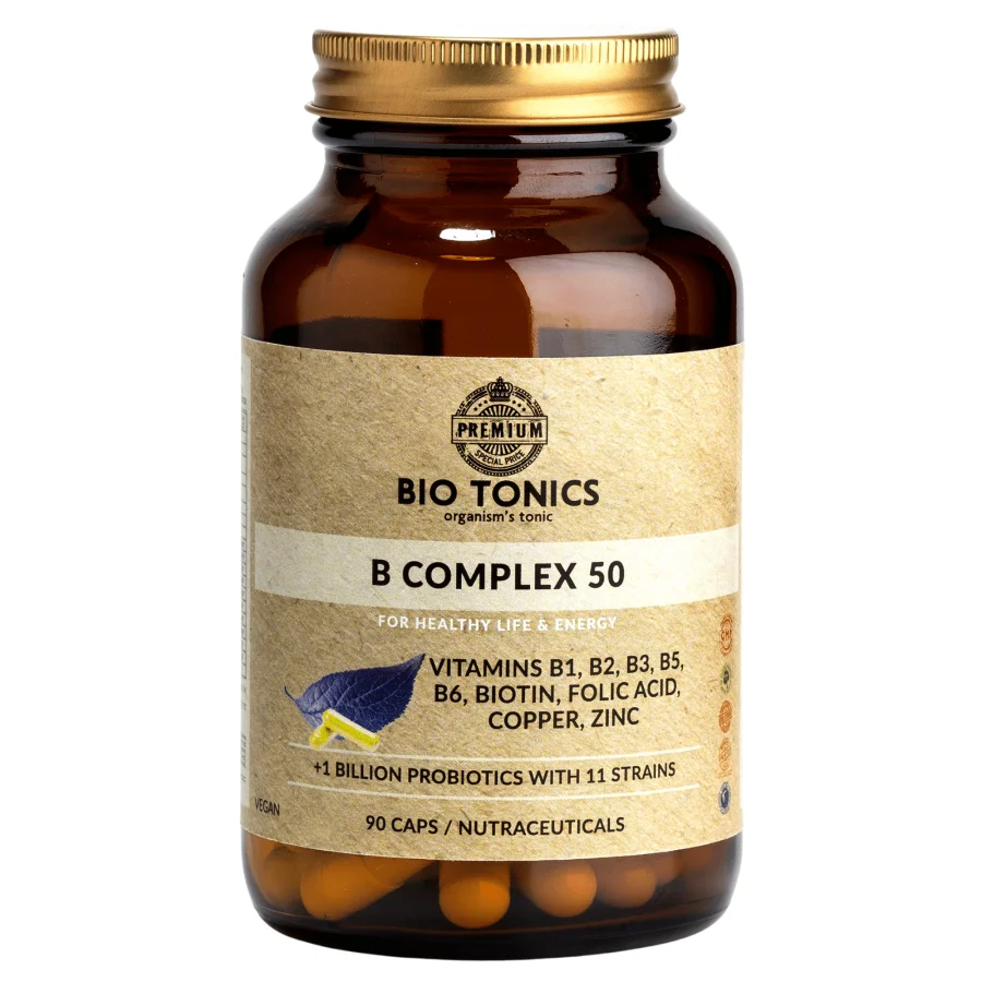 Biotonics B Complex 50mg+ (90 caps)