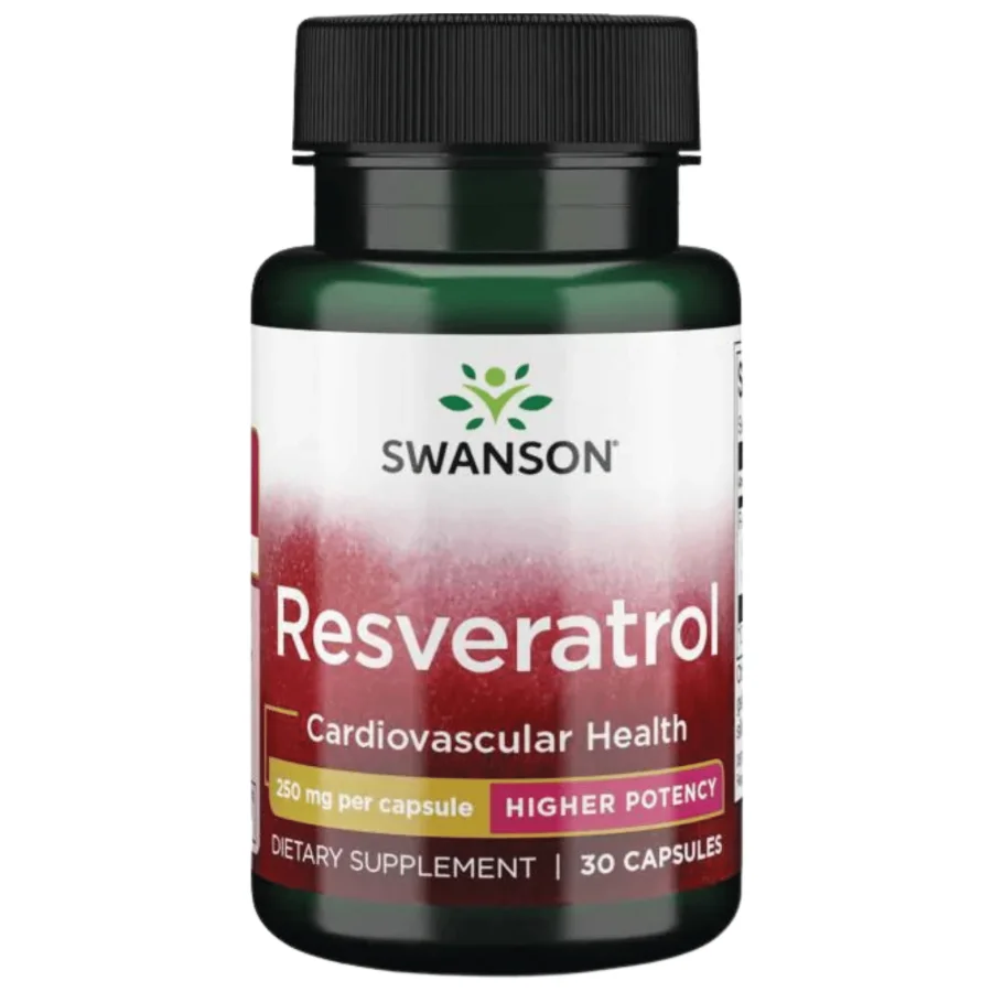 Swanson Resveratrol Higher Potency 250mg (30 caps)