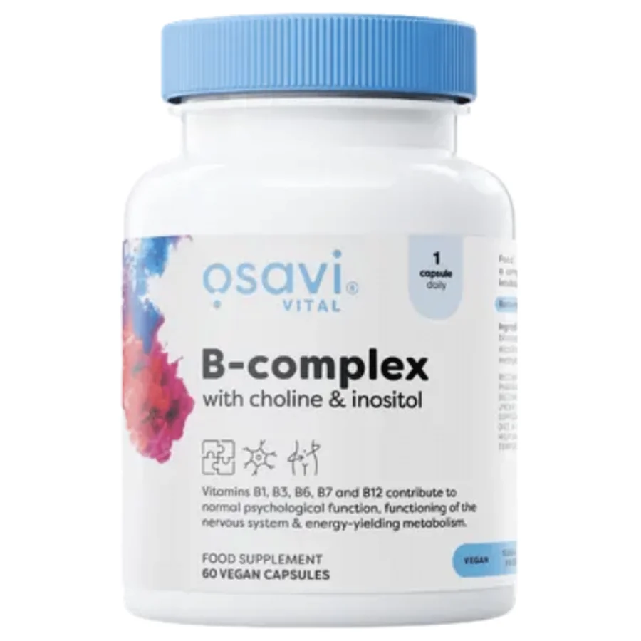 Osavi B-Complex with Choline & Inositol (60 vcaps)