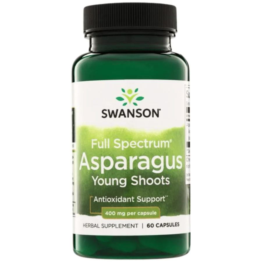Swanson Asparagus Young Shoots 400mg (60 caps)