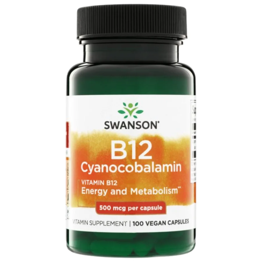 Swanson Vitamin B-12 500mcg (100caps)