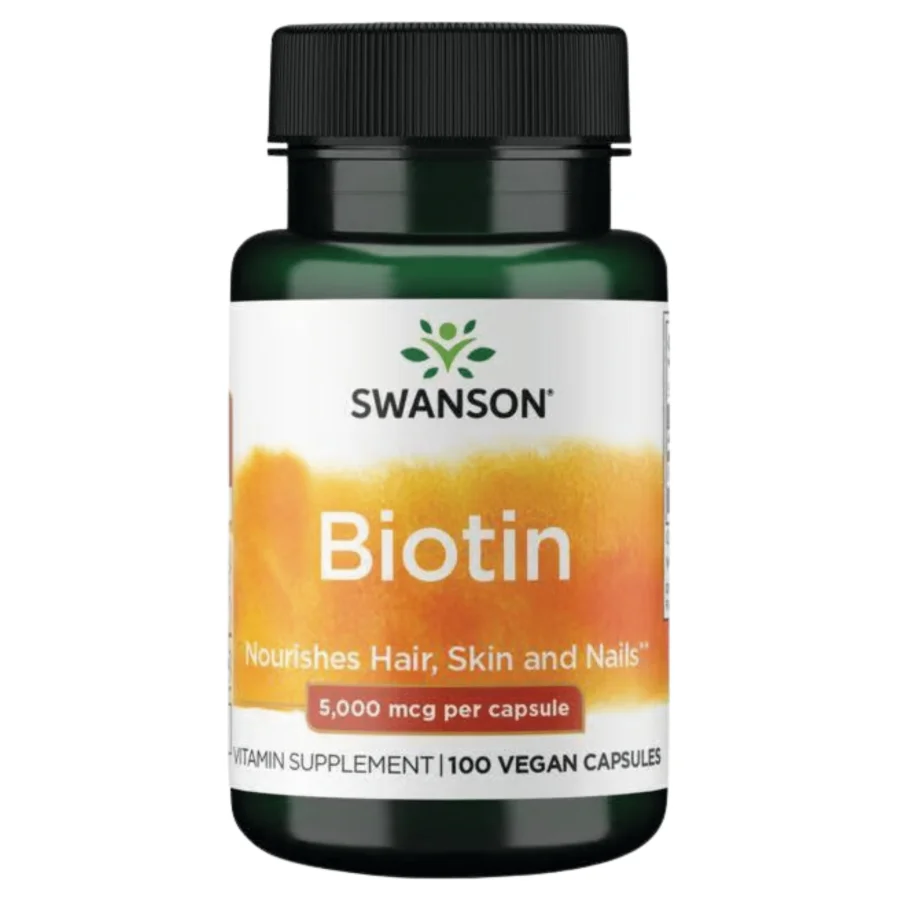 Swanson Biotin 5000mcg (100 caps)