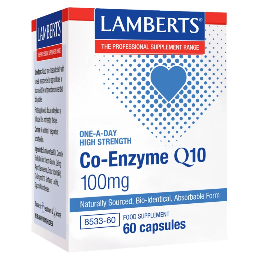 Lamberts Co-Enzyme Q10 100mg (60 Caps)