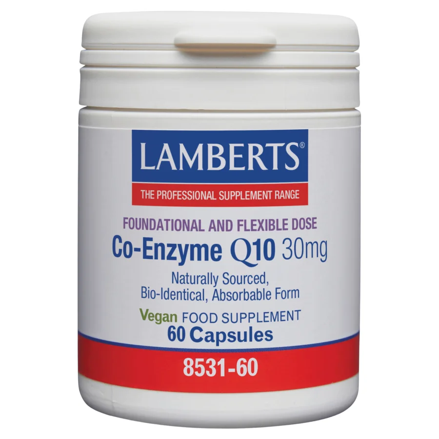 Lamberts Co-Enzyme Q10 30mg (60 Caps)