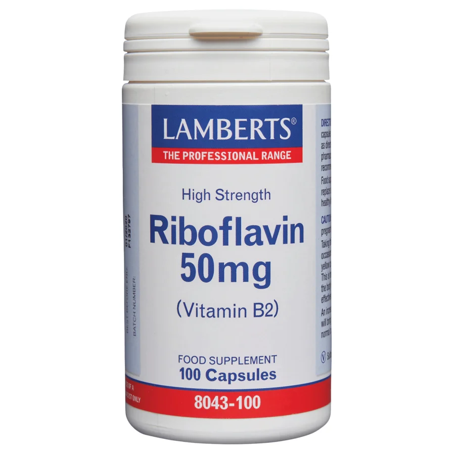 Lamberts Riboflavin 50mg (100 Capsules)