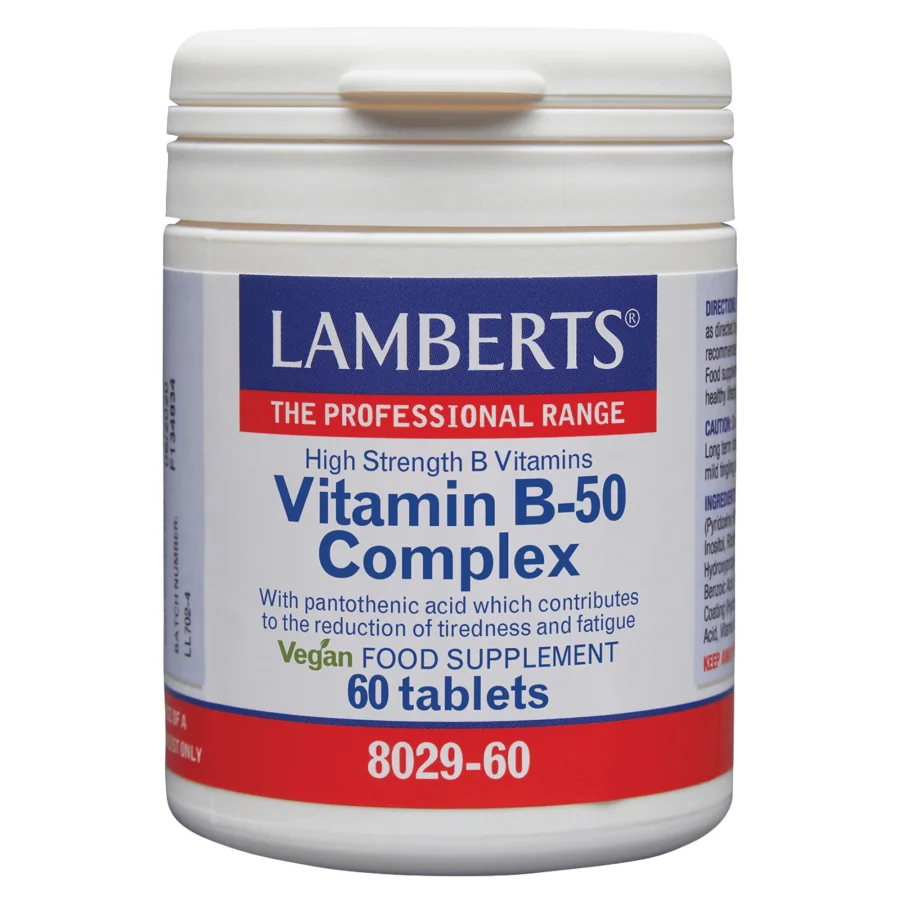 Lamberts Vitamin B-50 Complex (60 Tabs)